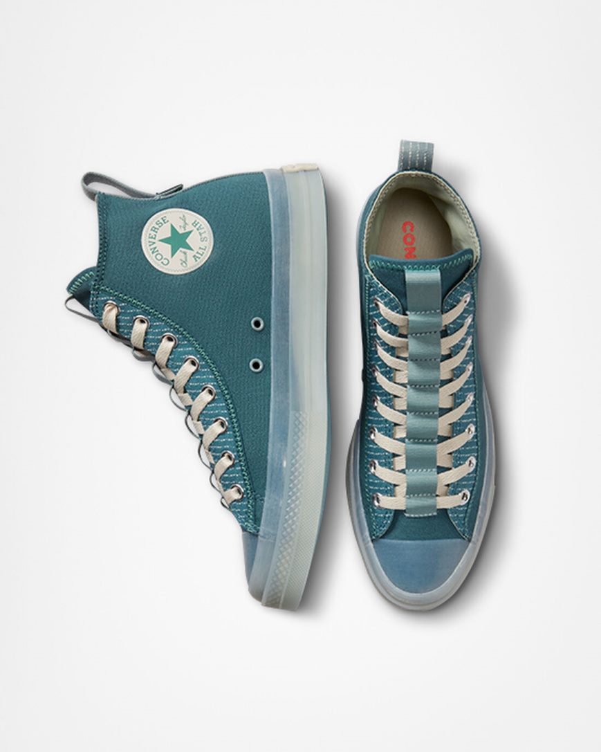 Tenisi Inalti Barbati Converse Chuck Taylor All Star CX Explore Albastri Bej Albi | RO 0GULK270